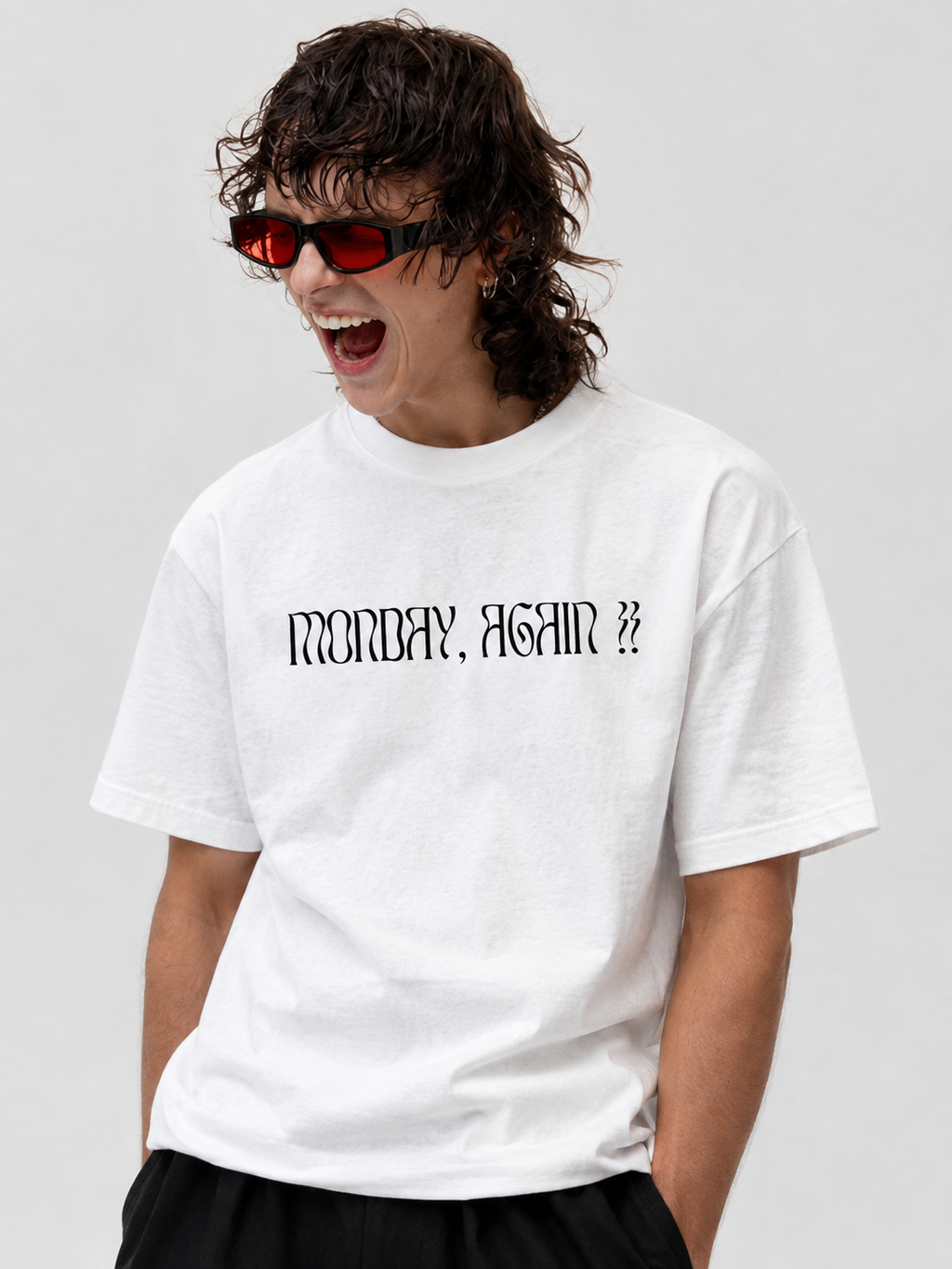 Monday Again - Unisex Oversized Classic Tee