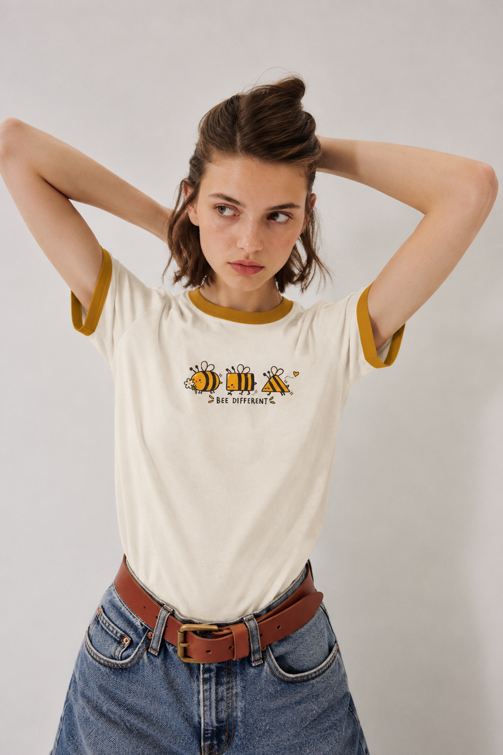 Bee Different - Unisex Ringer Tee